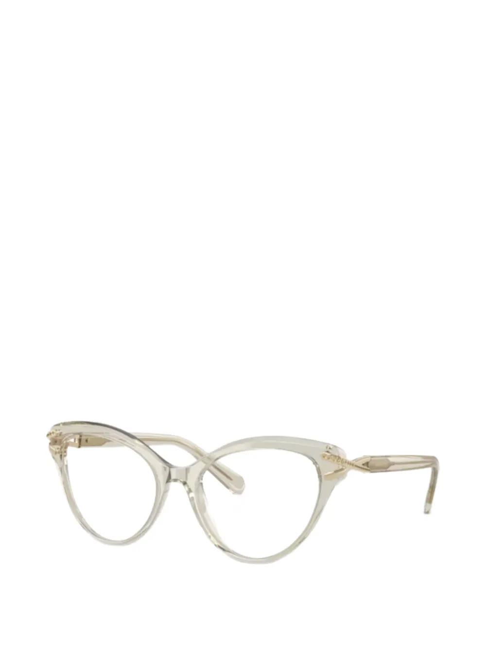 Swarovski crystal-embellished cat-eye glasses - Toni neutri