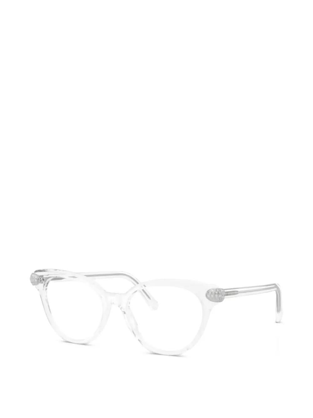 Swarovski crystal-embellished cat-eye glasses - Toni neutri