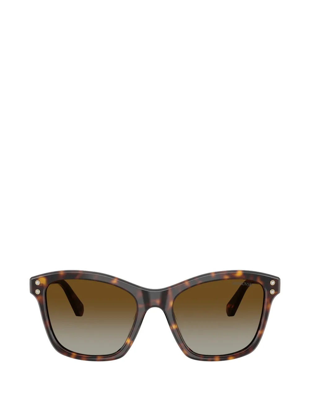 Swarovski Eyewear crystal-embellished tortoiseshell-effect sunglasses - Marron Swarovski Eyewear crystal-embellished tortoiseshell-effect sunglasses - Marron