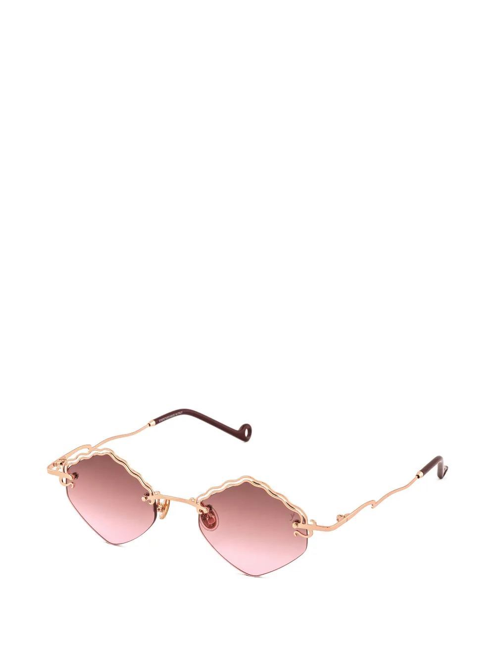 Eyepetizer Seine geometric-frame sunglasses - Oro