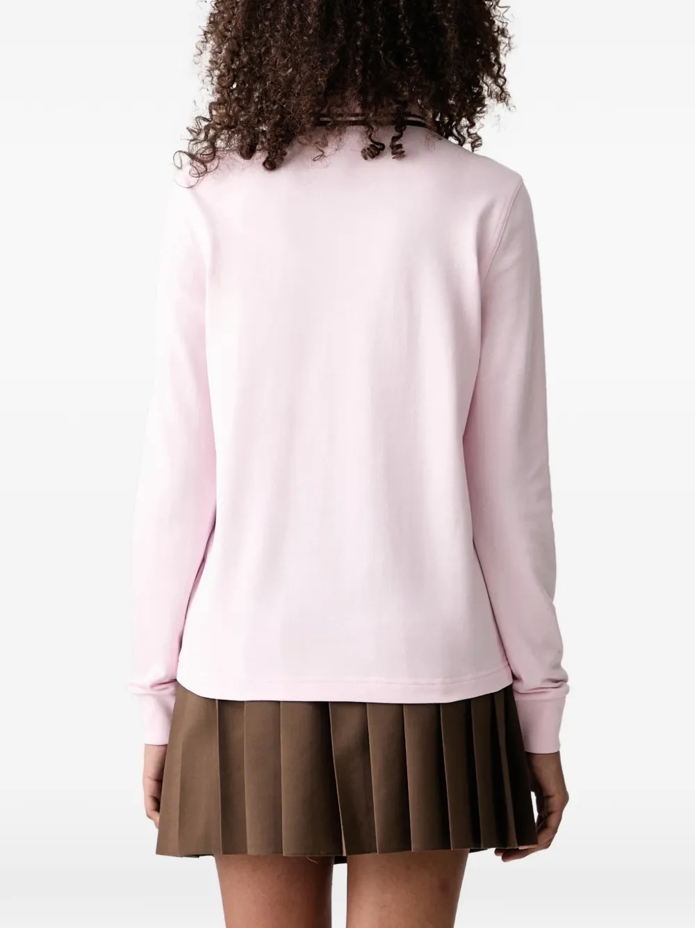 Fred Perry Poloshirt met lange mouwen Roze