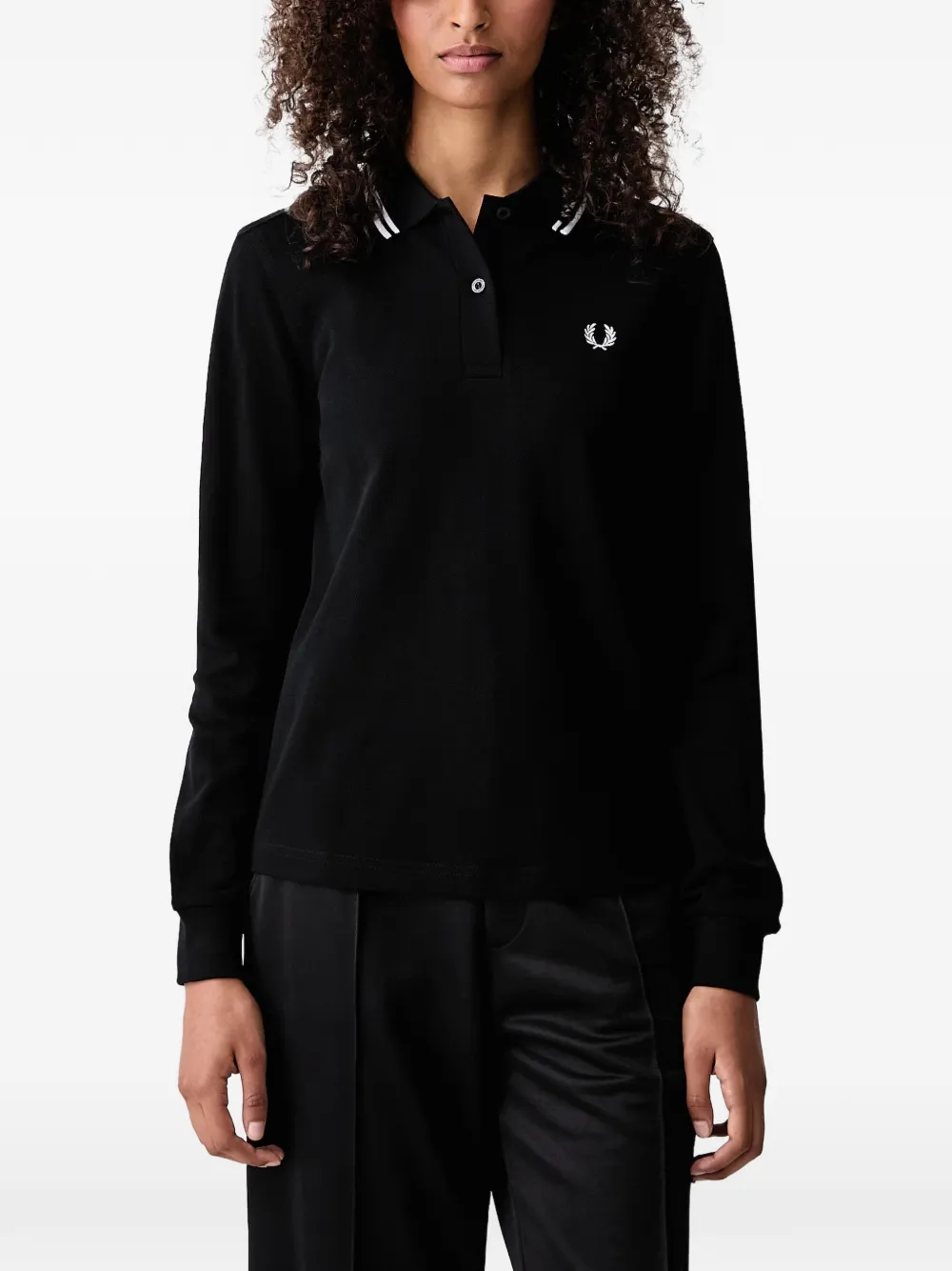 Fred Perry long-sleeve polo shirt