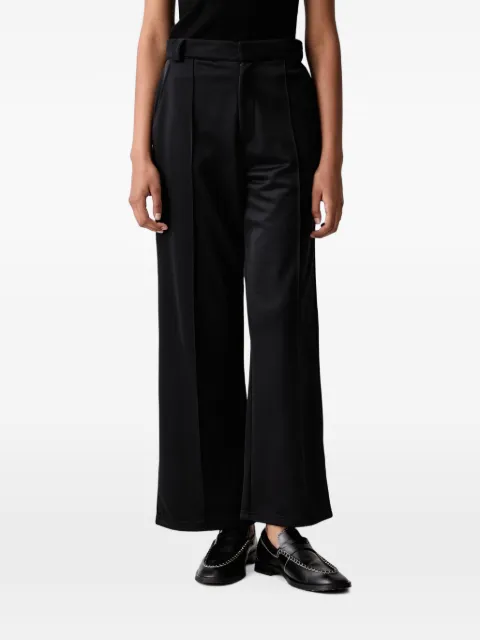 Fred Perry logo-embroidered wide-leg trousers