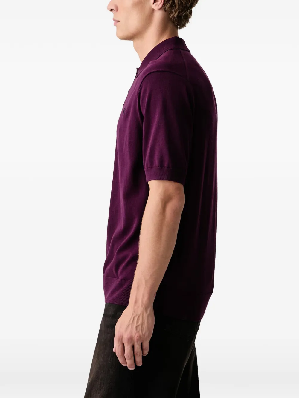 Fred Perry Katoenen poloshirt Paars