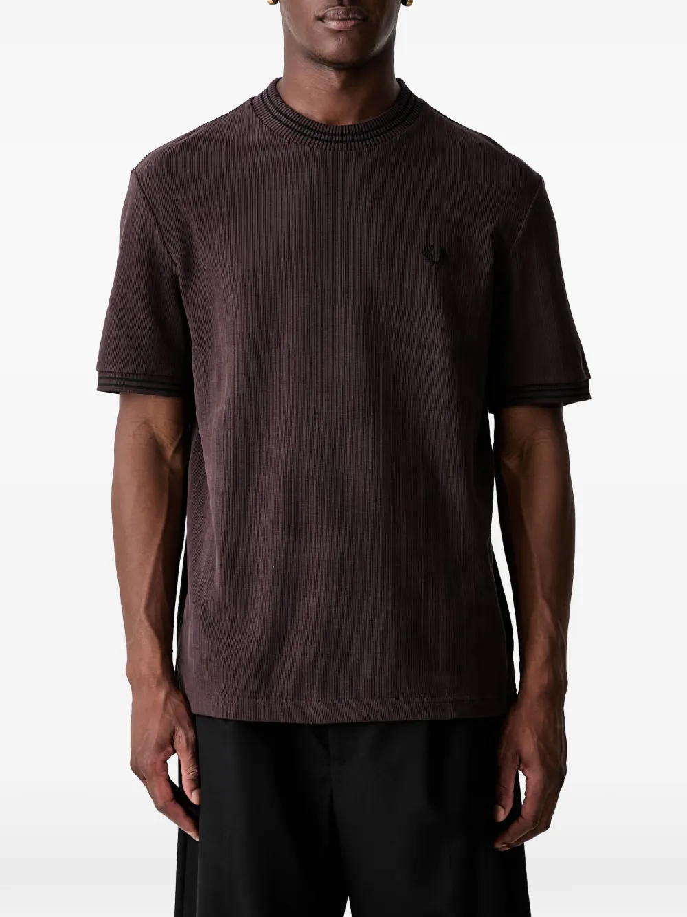 Fred Perry Oversized T-shirt Bruin