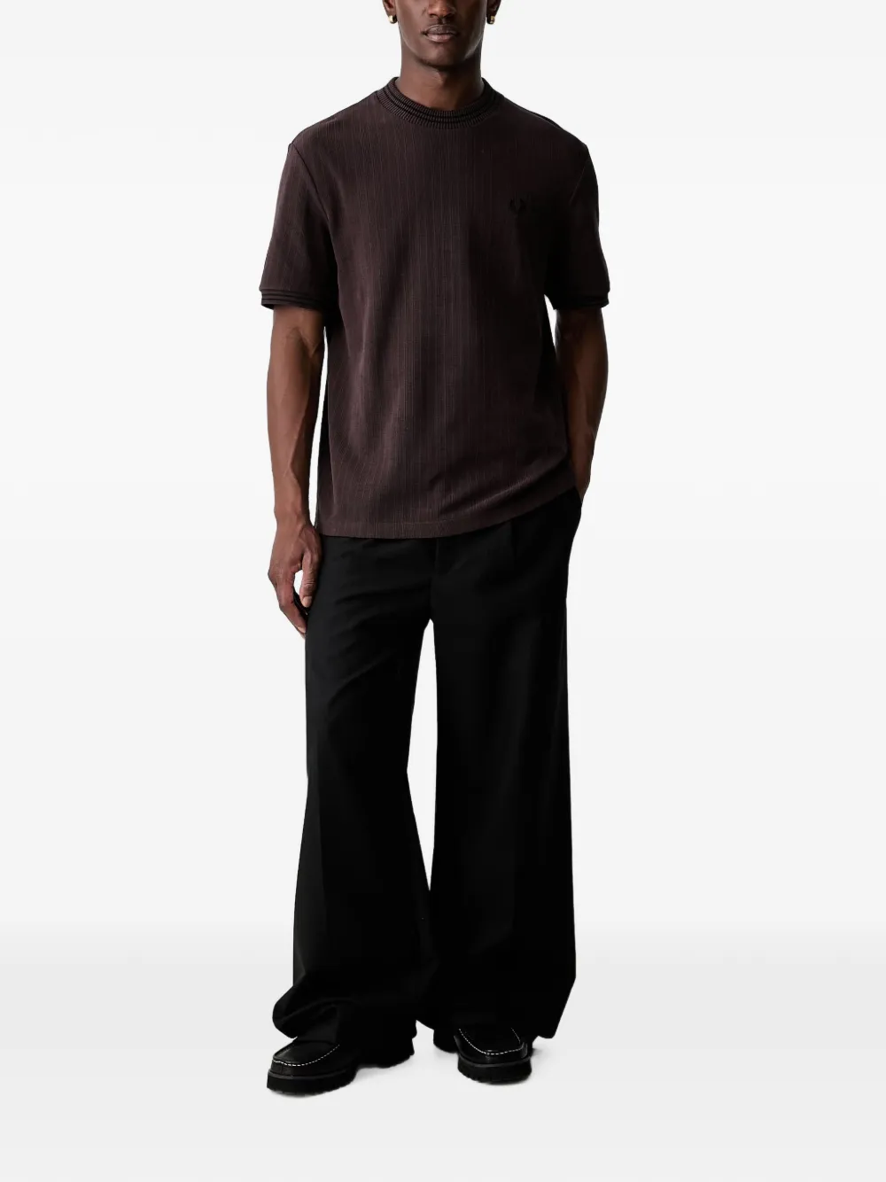 Fred Perry Oversized T-shirt Bruin