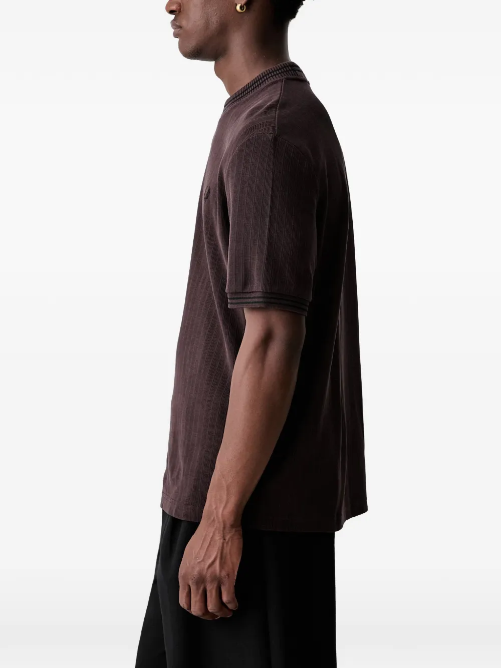 Fred Perry Oversized T-shirt Bruin