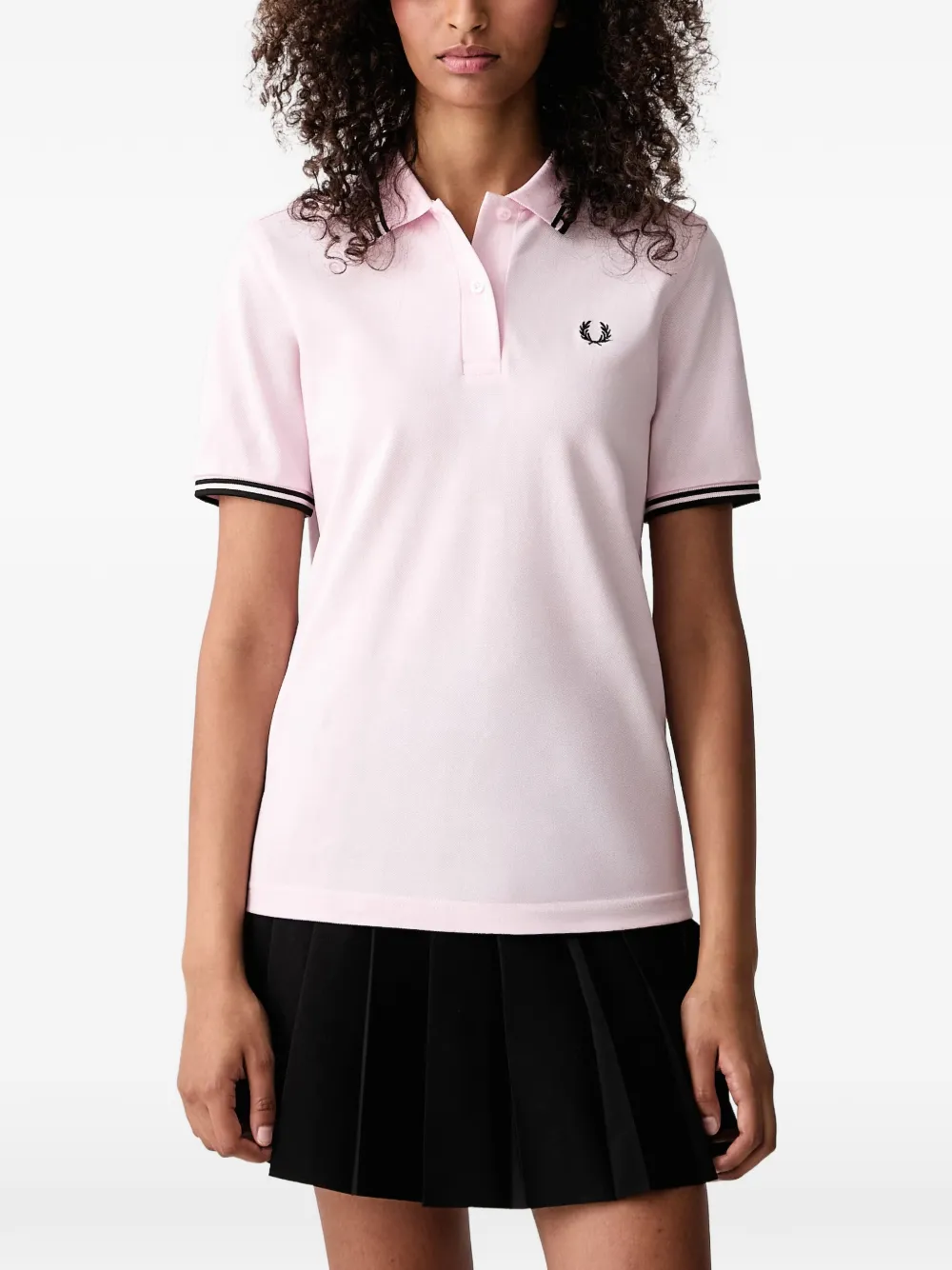 Fred Perry twin-tipped polo shirt - Rosa