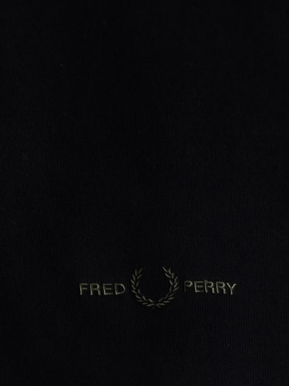 Fred Perry Sjaal met geborduurd logo Zwart