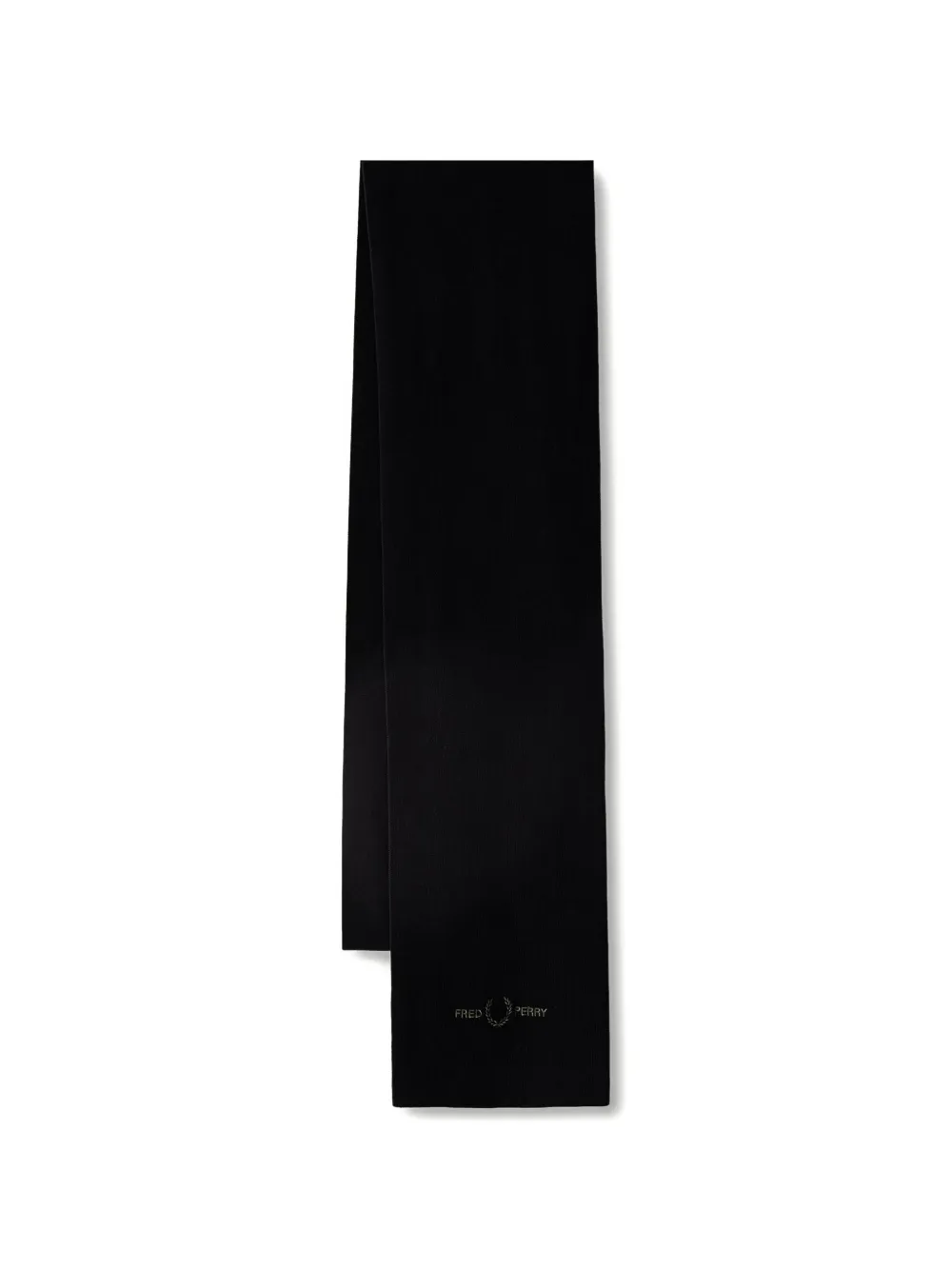 Fred Perry Logo-embroidered Scarf In Black