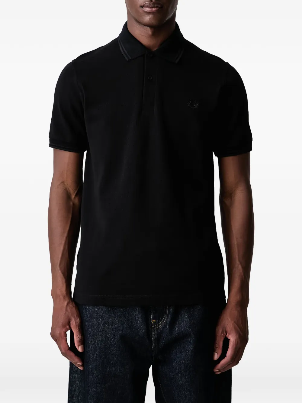 Fred Perry Poloshirt met logo Zwart