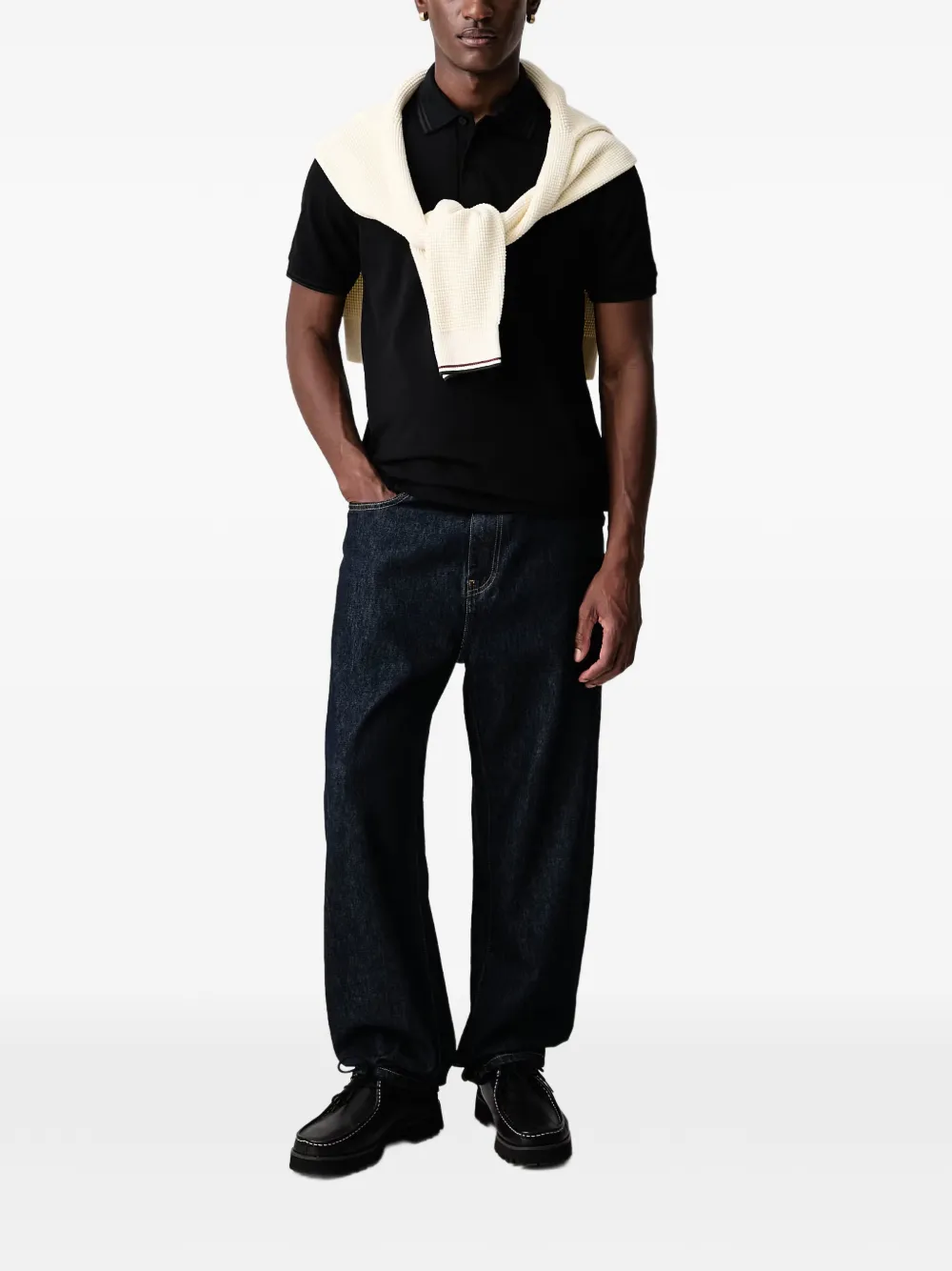 Fred Perry Poloshirt met logo Zwart
