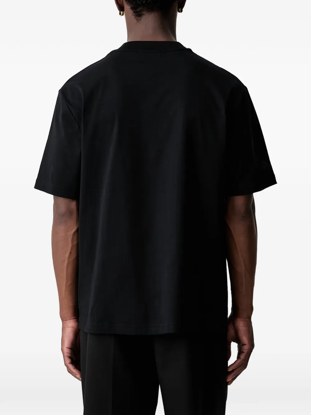 Fred Perry Katoenen T-shirt Zwart
