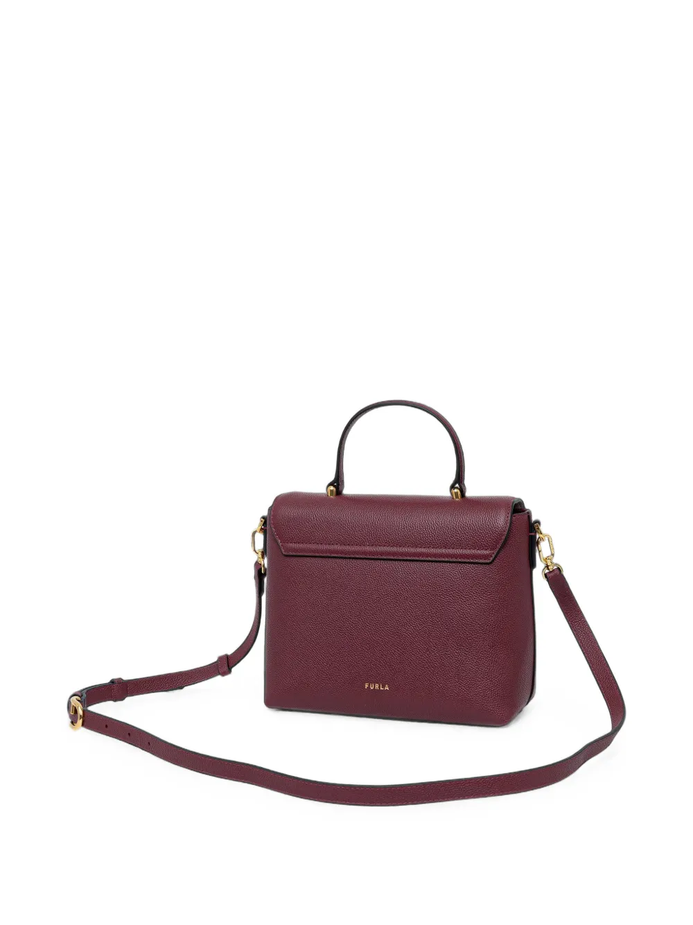 Furla S Moonlight leren shopper Rood