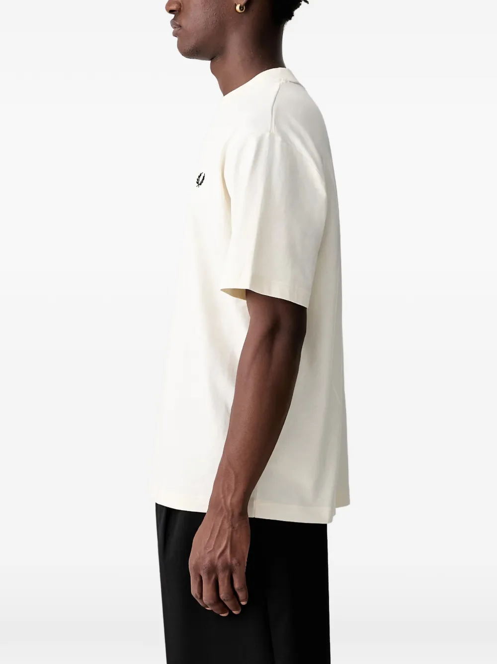 Fred Perry Katoenen T-shirt Wit