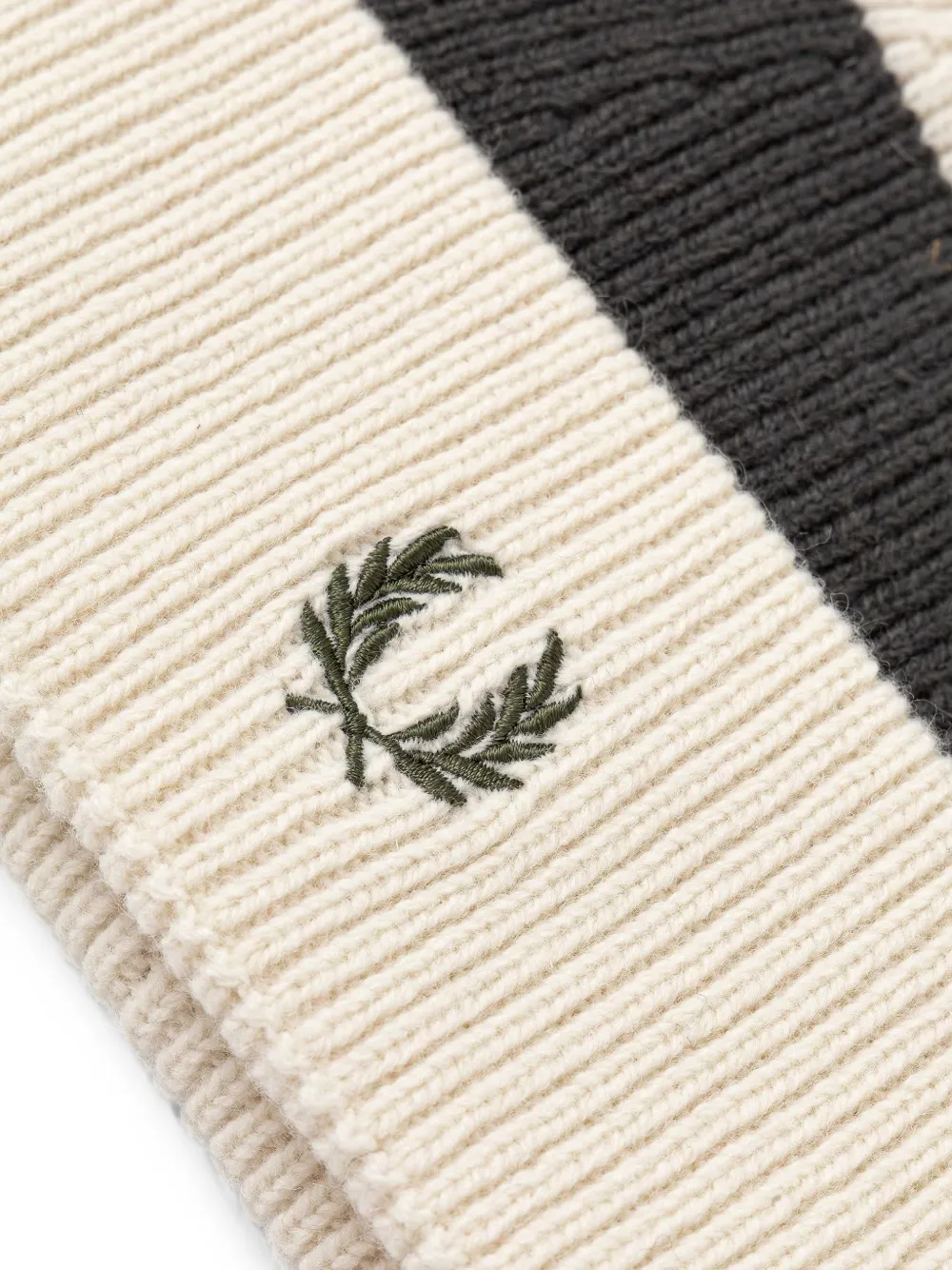 Fred Perry Gestreepte muts Beige