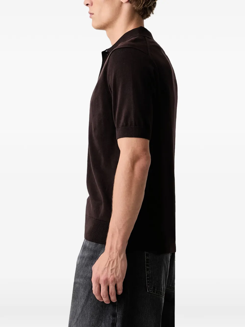 Fred Perry Katoenen poloshirt Bruin