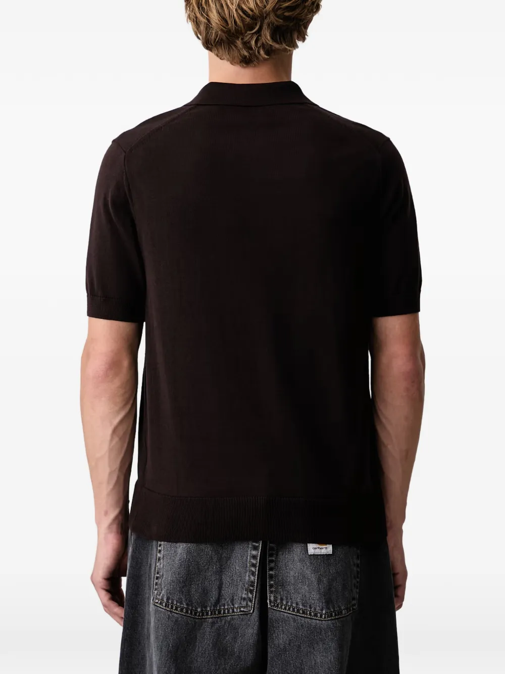Fred Perry Katoenen poloshirt Bruin