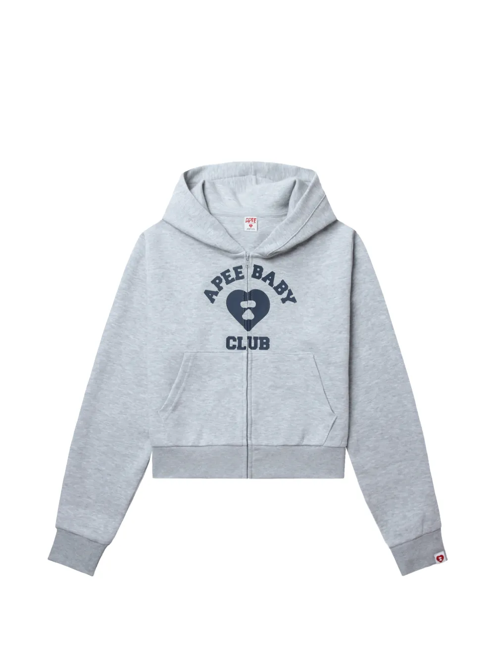 APEE™ by *A BATHING APE® logo-print zip-up hoodie