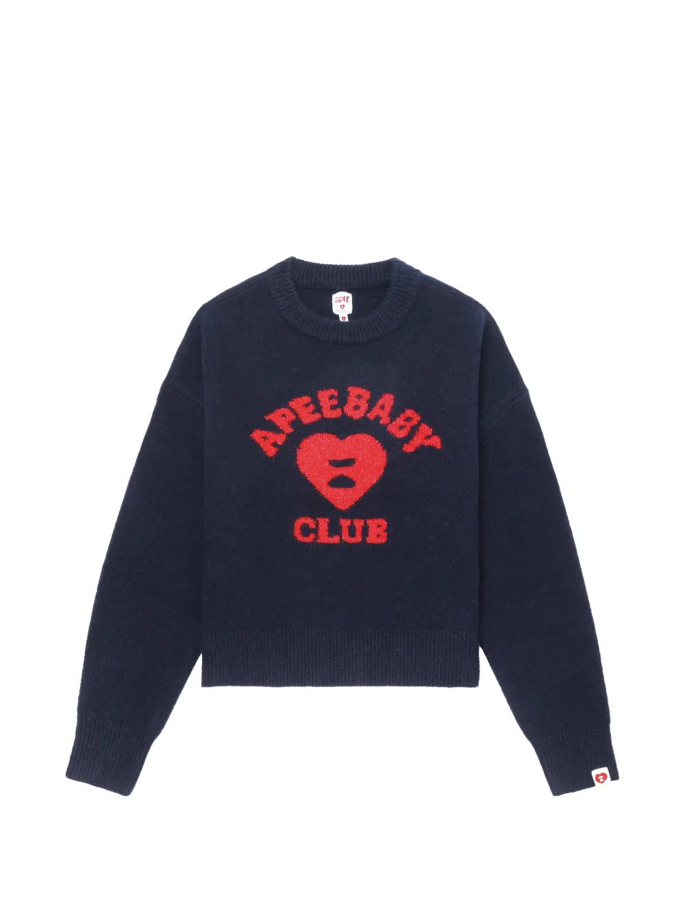 APEE™ by *A BATHING APE® intarsia-knit logo sweater