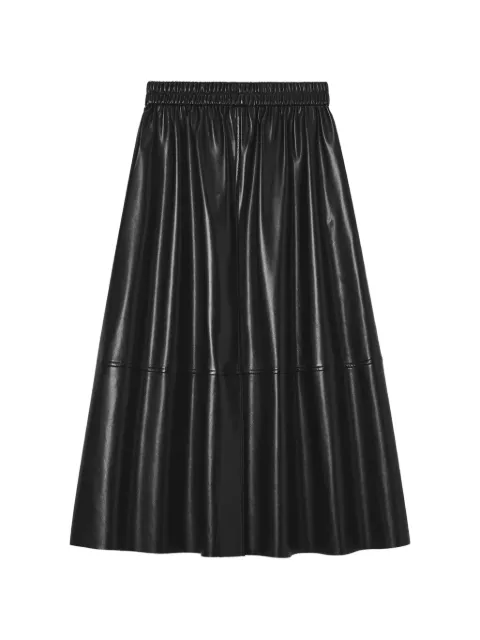 b+ab elasticated-waist panelled midi skirt