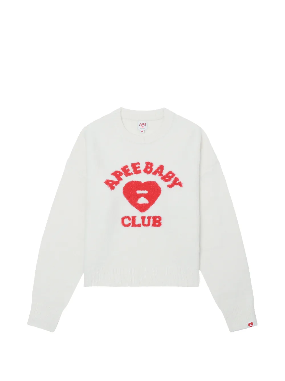 APEE™ by *A BATHING APE® logo-intarsia crew-neck sweater