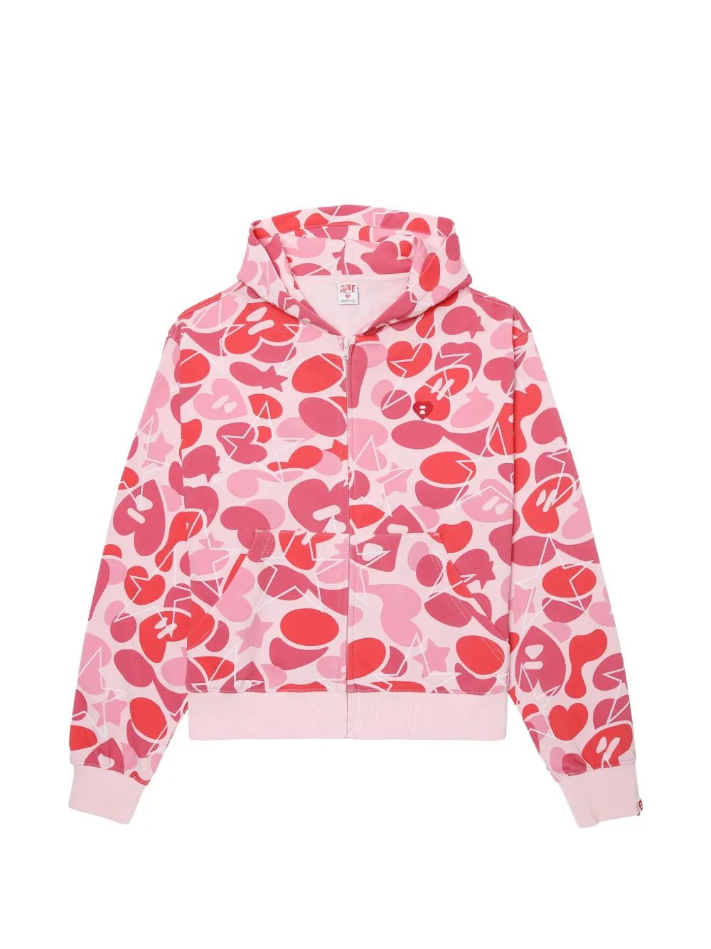 APEE™ by *A BATHING APE® camouflage-print hoodie - Pink