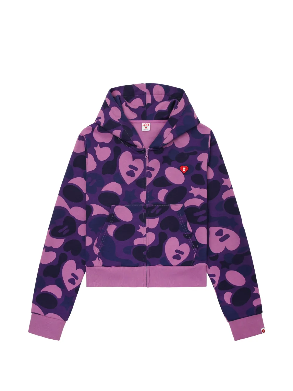 APEE™ by *A BATHING APE® camouflage-print zip-up hoodie