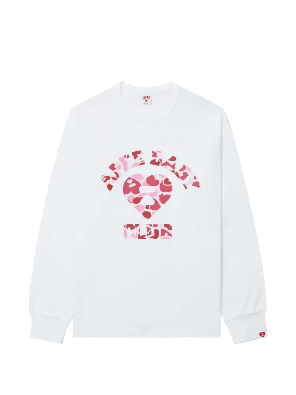 APEE™ by *A BATHING APE® logo-print long-sleeve sweatshirt