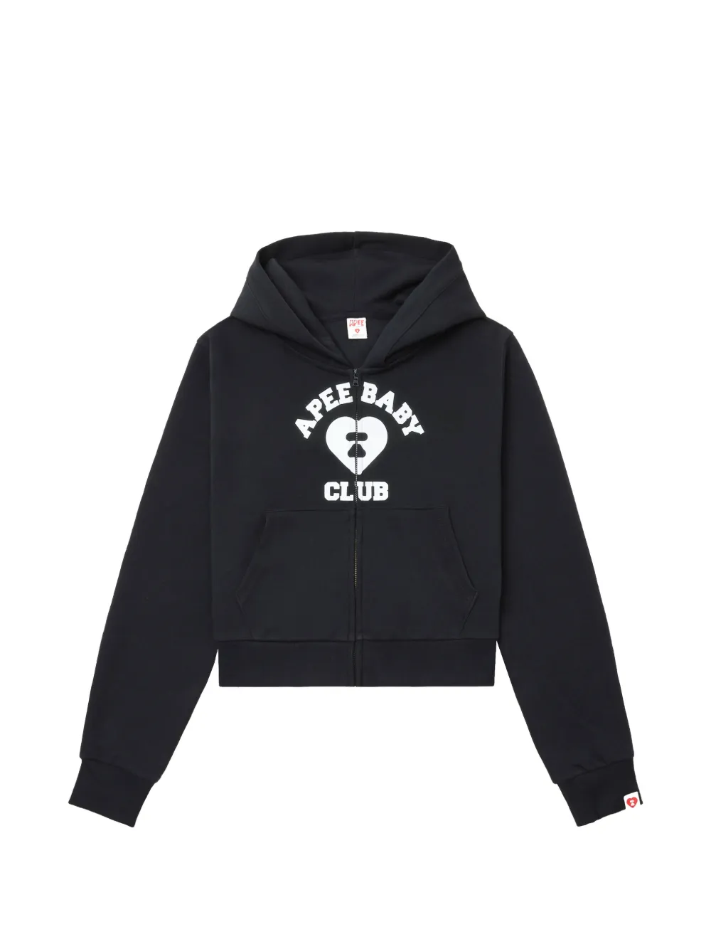 APEE™ by *A BATHING APE® logo-print zip-up hoodie