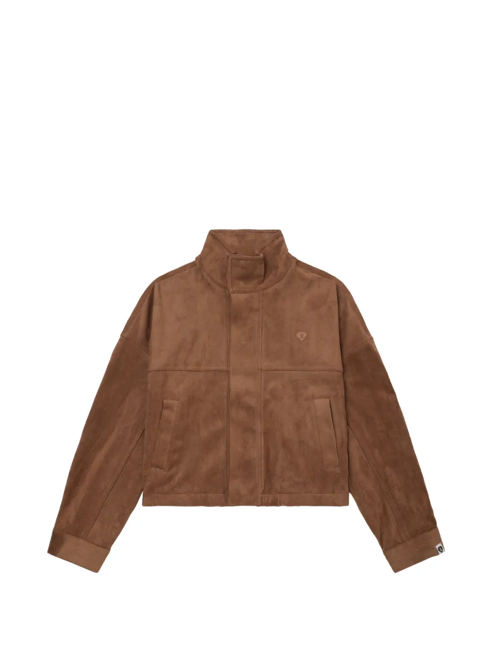 APEE™ by *A BATHING APE® heart-patch jacket - Marrone