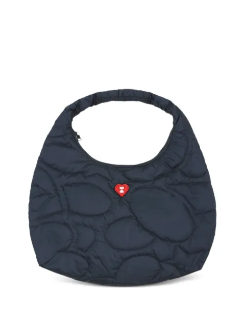 APEE™ by *A BATHING APE® quilted heart-patch tote bag