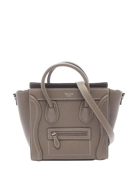 Celine Pre-Owned 2000-2015 Nano Leather Luggage Tote satchel