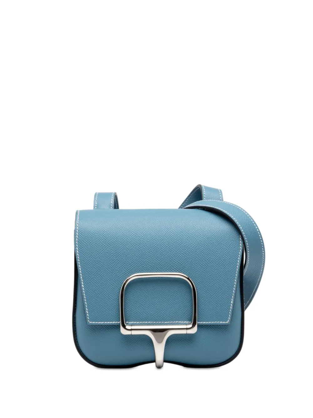 Hermès Pre-Owned 2023 Mini Epsom Della Cavalleria crossbody bag - Blue