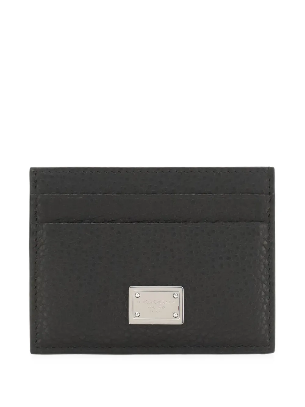 Dolce & Gabbana logo-plaque card holder