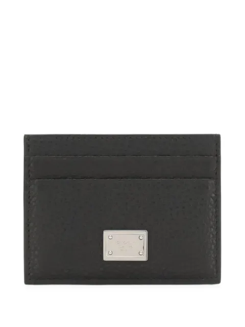 Dolce & Gabbana logo-plaque card holder