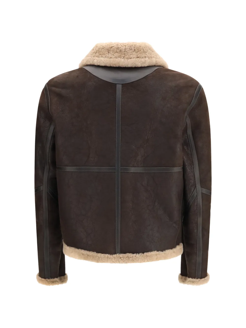 Belstaff Winterbrook jack met lammy afwerking Bruin