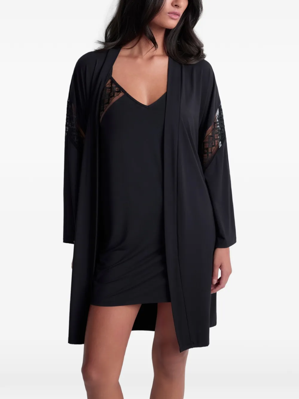 Aubade Sweet Obsession lace-insert kimono