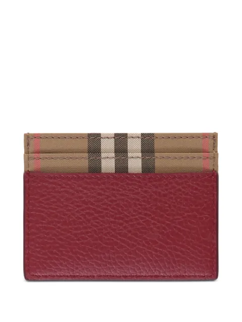 Burberry Vintage Check 粒面皮质卡夹
