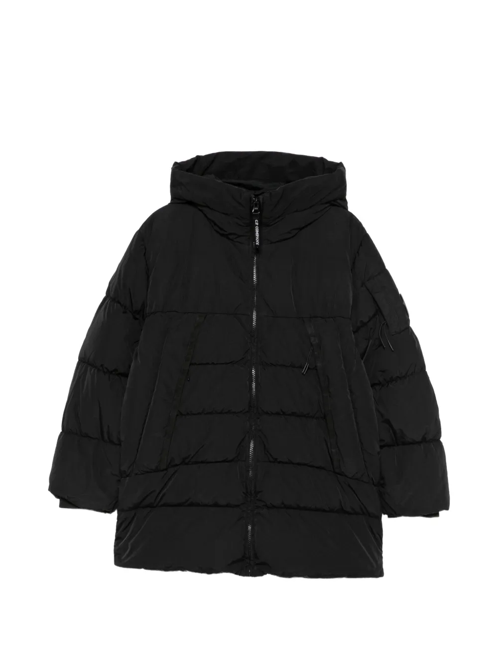 C.P. Company Kids padded hooded jacket - Nero