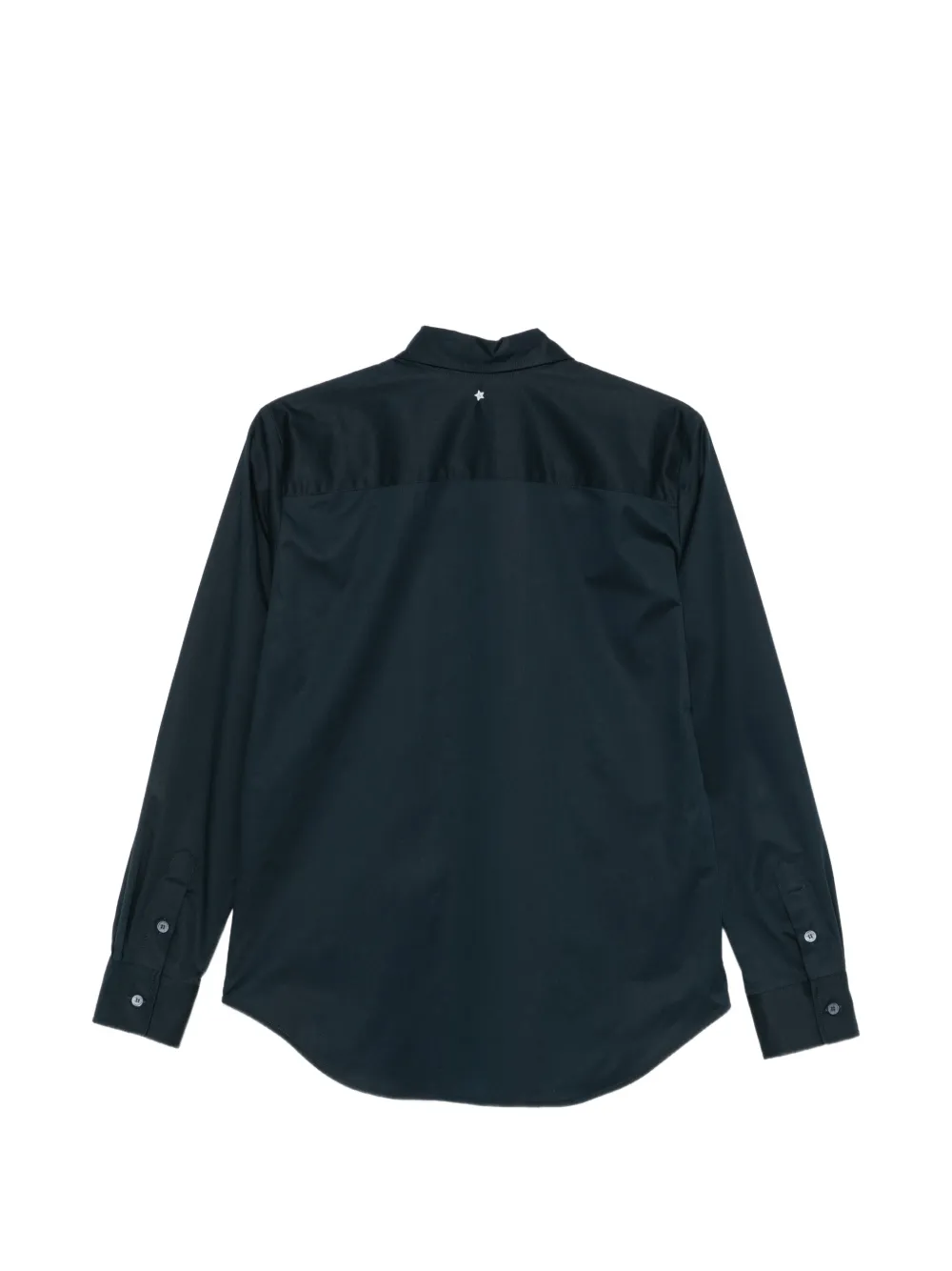 Lorena Antoniazzi star-detail curved-hem shirt Blauw