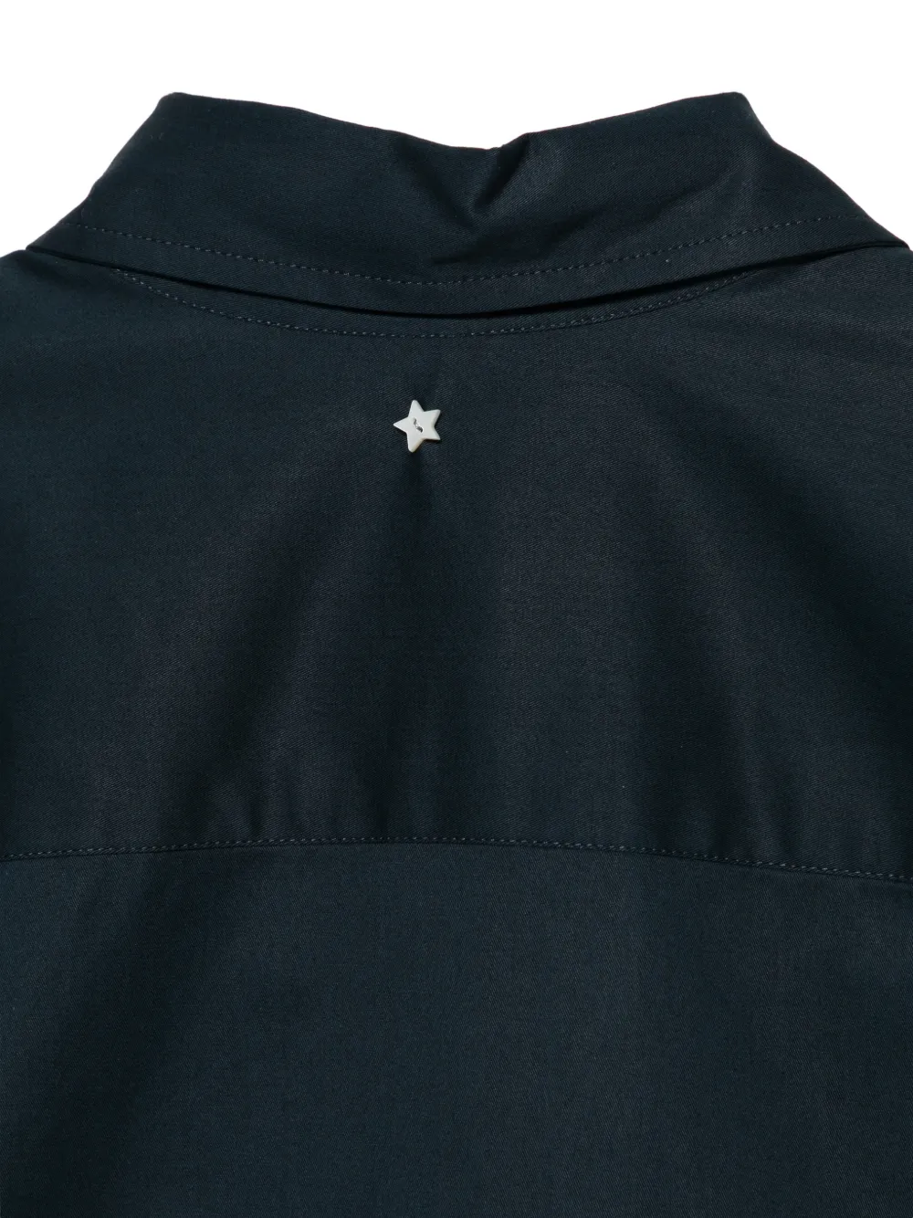 Lorena Antoniazzi star-detail curved-hem shirt Blauw