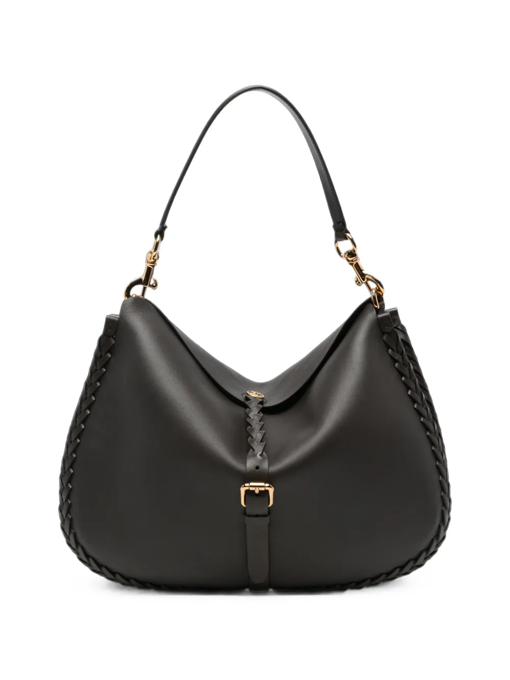 ETRO braided-trim buckle shoulder bag