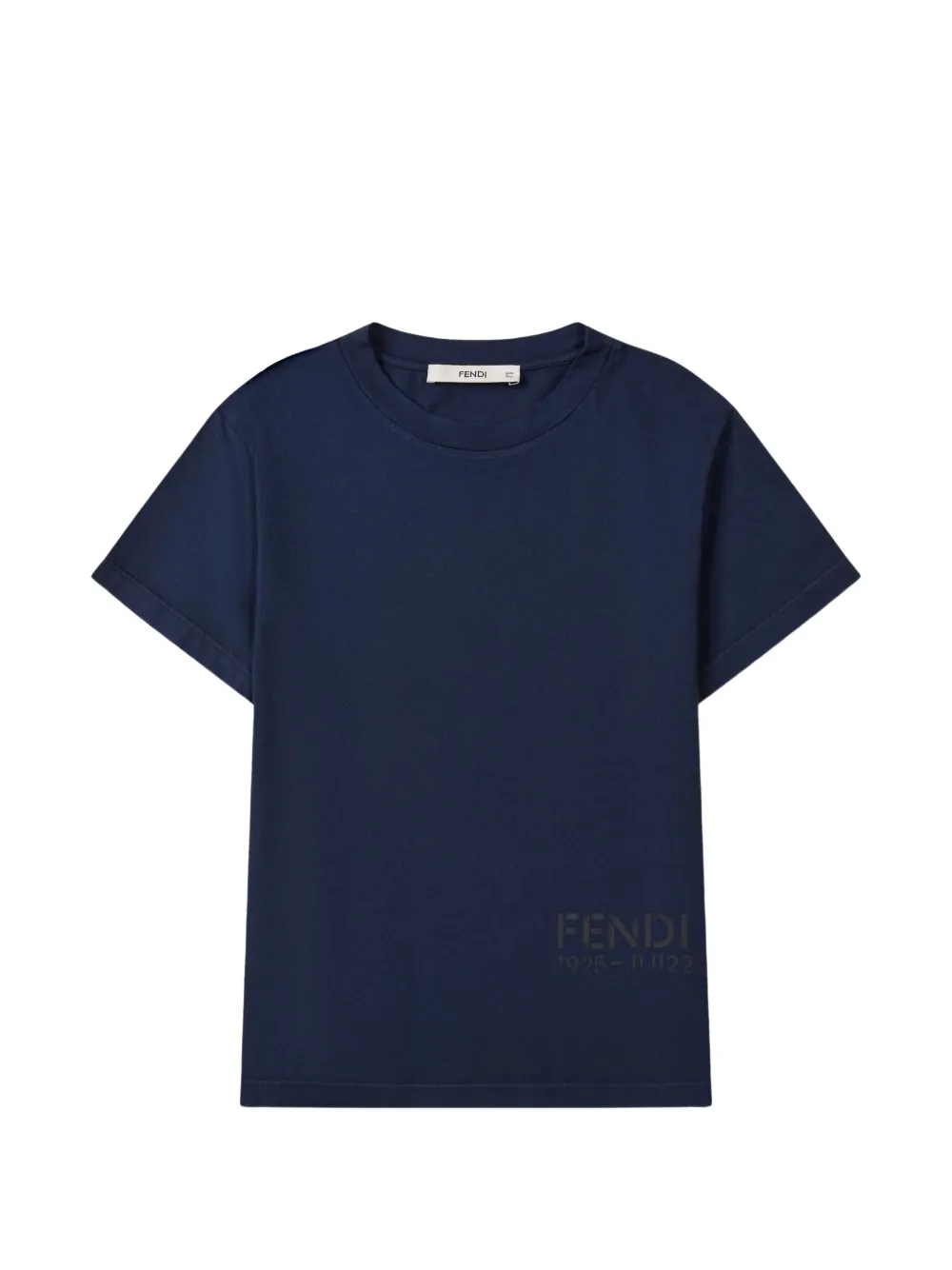 Fendi Kids Junior logo-print T-shirt - Blu