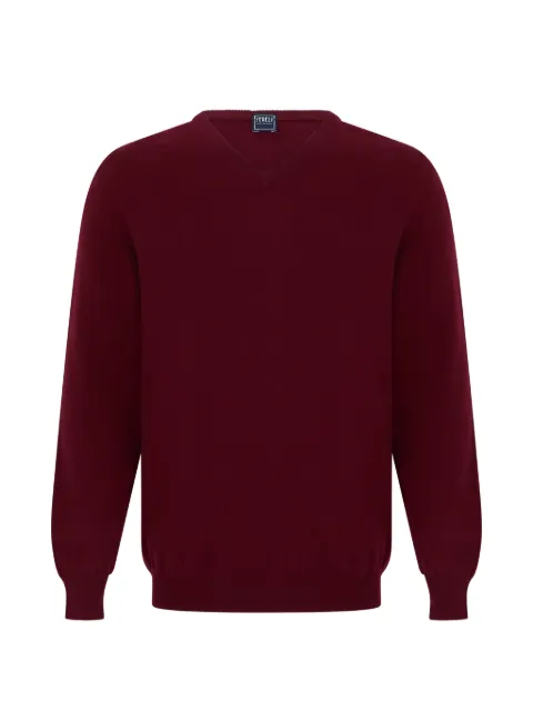 Fedeli V-neck cashmere sweater