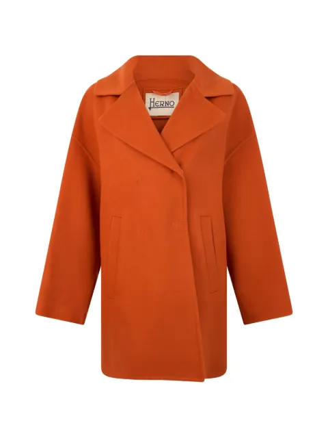 Herno double-breasted wool coat