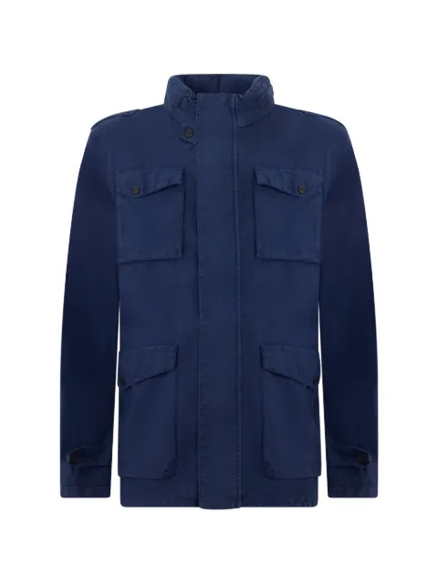 Herno linen multi-pocket jacket