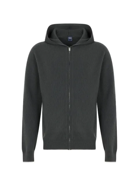 Fedeli zip-up hooded cardigan