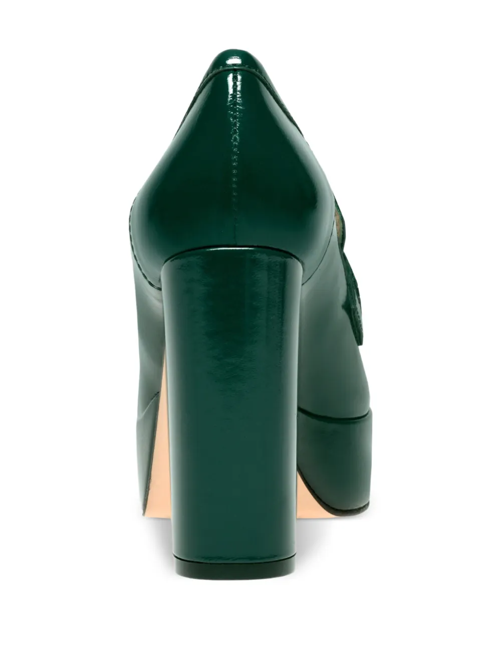 Gianvito Rossi Hadden platform loafers Groen