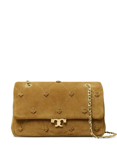 Tory Burch bolsa de hombro Bunny Knot pequeña de gamuza